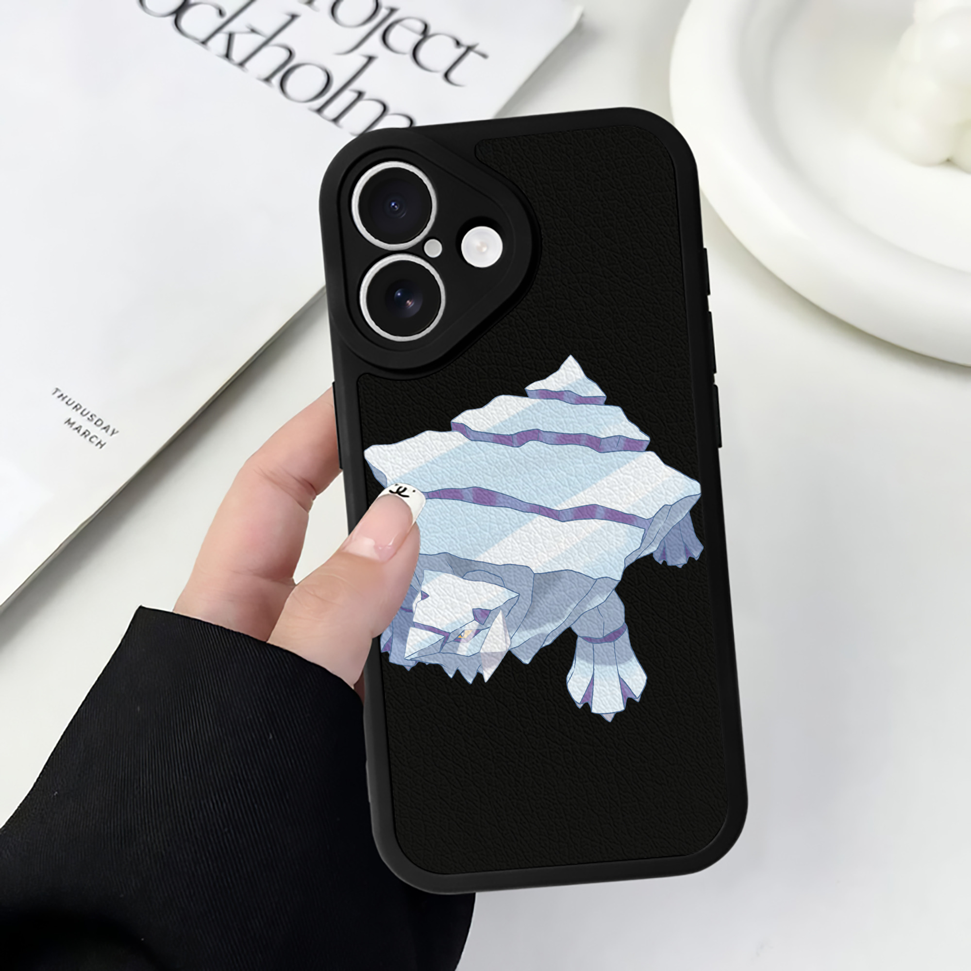 （画像用） ポケットモンスター Pokémon 【iPhone 16シリーズ対応】シリコンスマホケース（レザー調） 材質：シリコン